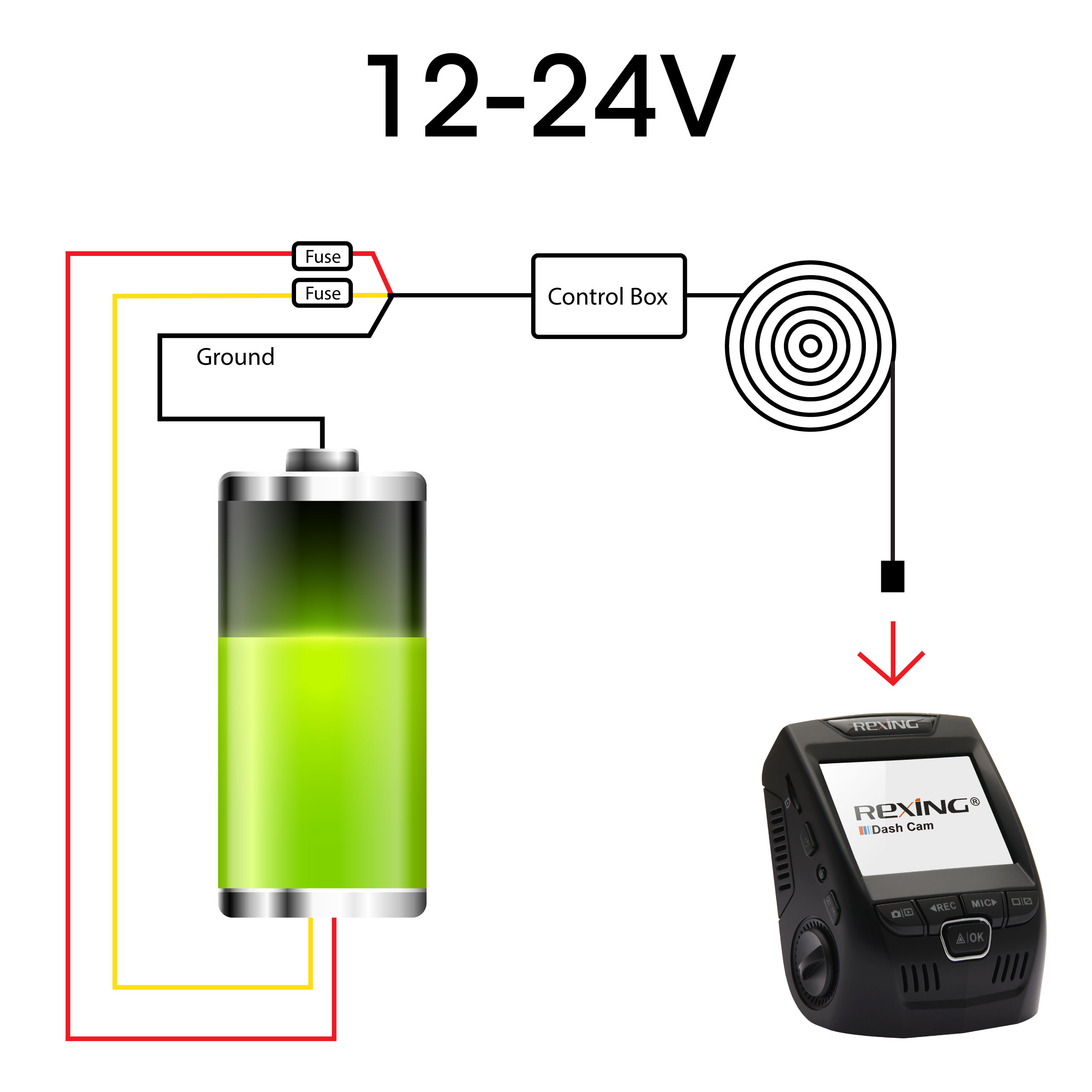 How-To: Connect A Hardwiring Cable To A Dash Cam Battery 