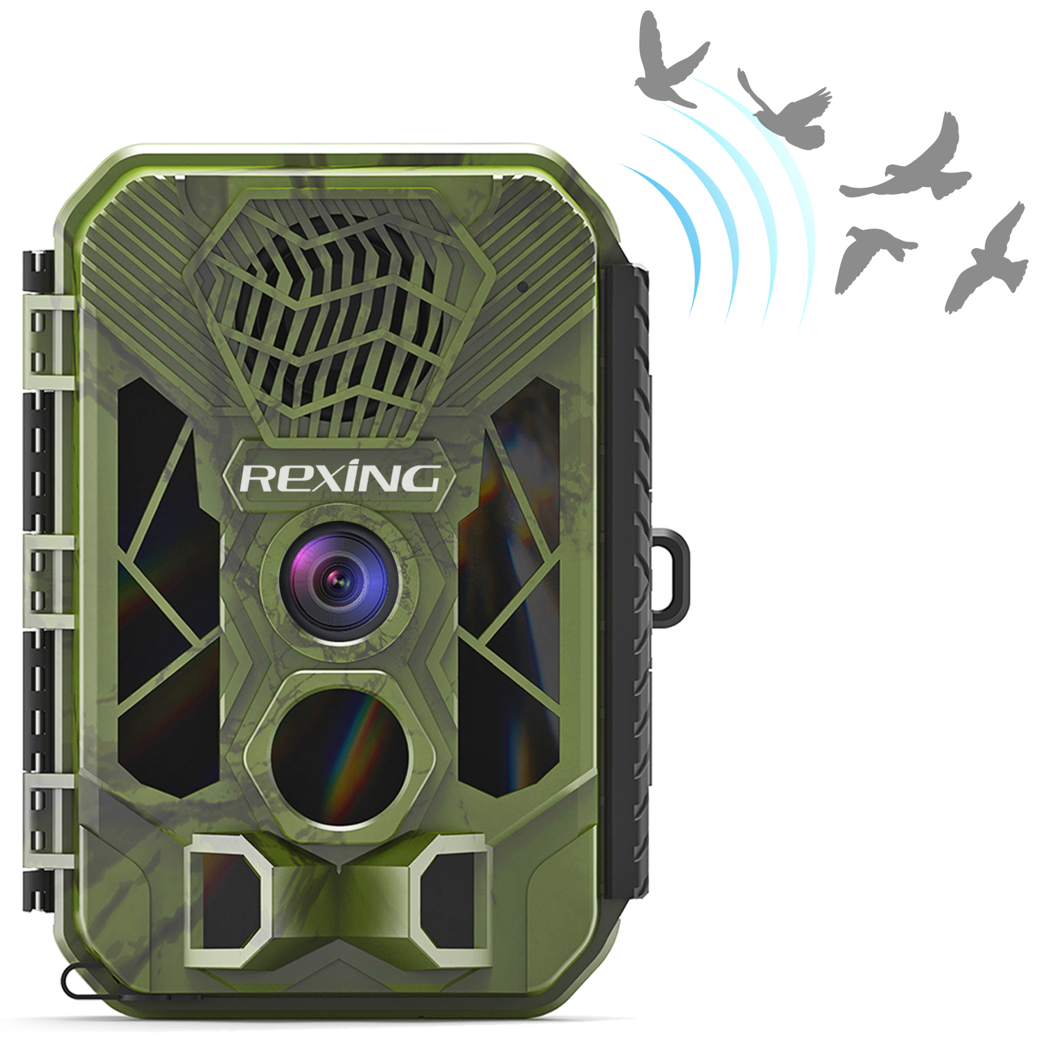 Rexing H3 Electronic Animal Caller Trail Cam 2.7K Video + 20MP Photo