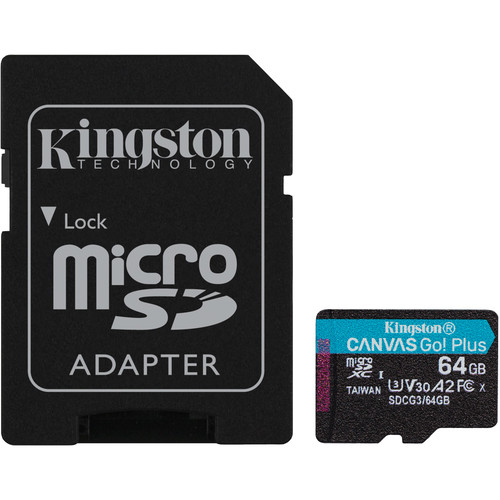 Kingston Canvas Go Plus 64GB Micro SD Card