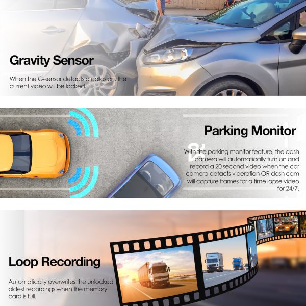 Rexing V1-4K Ultra HD Car Dash Cam with Wi-Fi