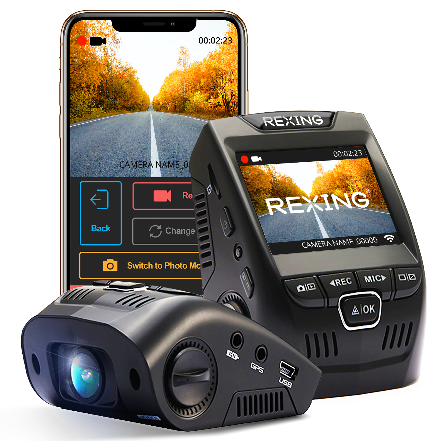 Rexing V1-4K Ultra HD Car Dash Cam with Wi-Fi – Rexing USA