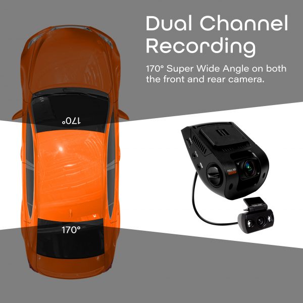 Rexing Dt2 Dual Channel 1080p Front And Rear Dash Cam : Target