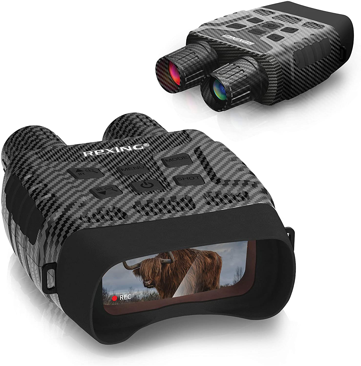 Rexing B1 (Carbon Fiber Color) Night Vision Goggles Binoculars