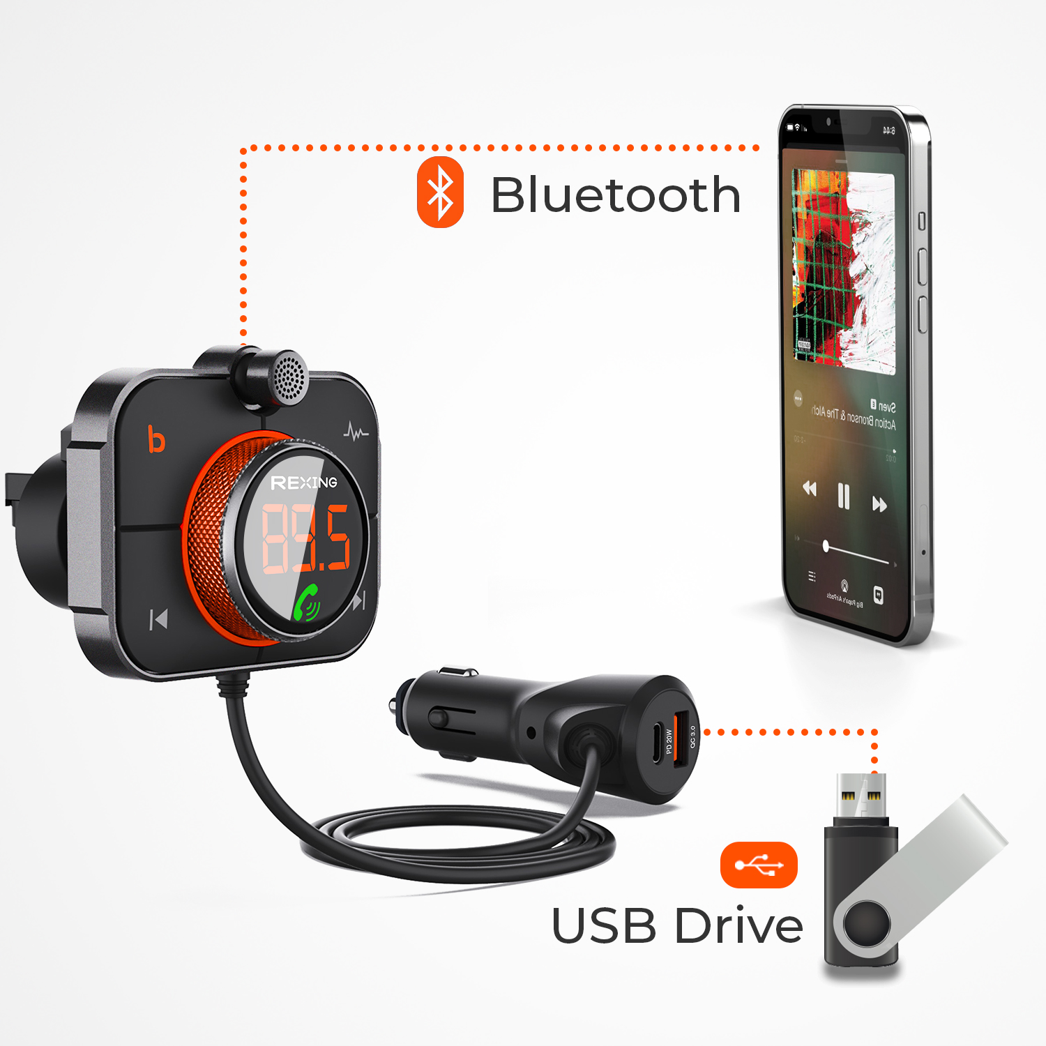 USB drive bluetooth