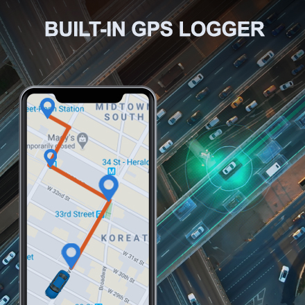 V1P Max BUILT IN GPS LOGGER 1
