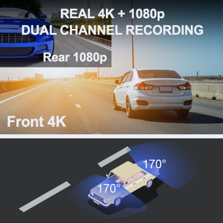 V1P Max REAL 4K 1080p DUAL CHANNEL RECORDING 1