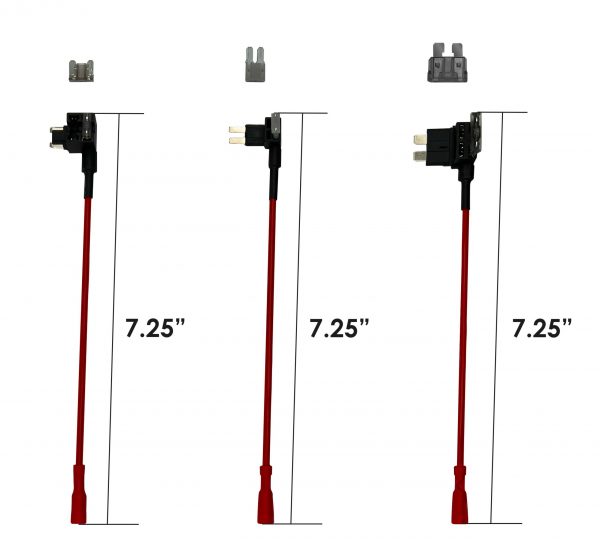 Rexing Fuse Tap and Add-a-Circuit Adapter with LP-mini, Mini Fuse, Micro2 blade fuse adapters - Image 2