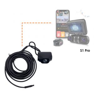 Rexing Waterproof Rear View Camera for V55 Premium 4K Modular Capabilities Car Dash Cam