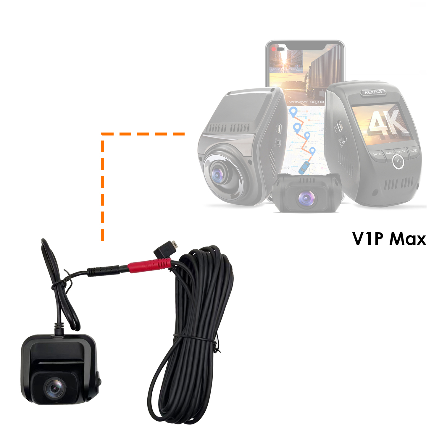 Rexing V1P Max Rear Camera