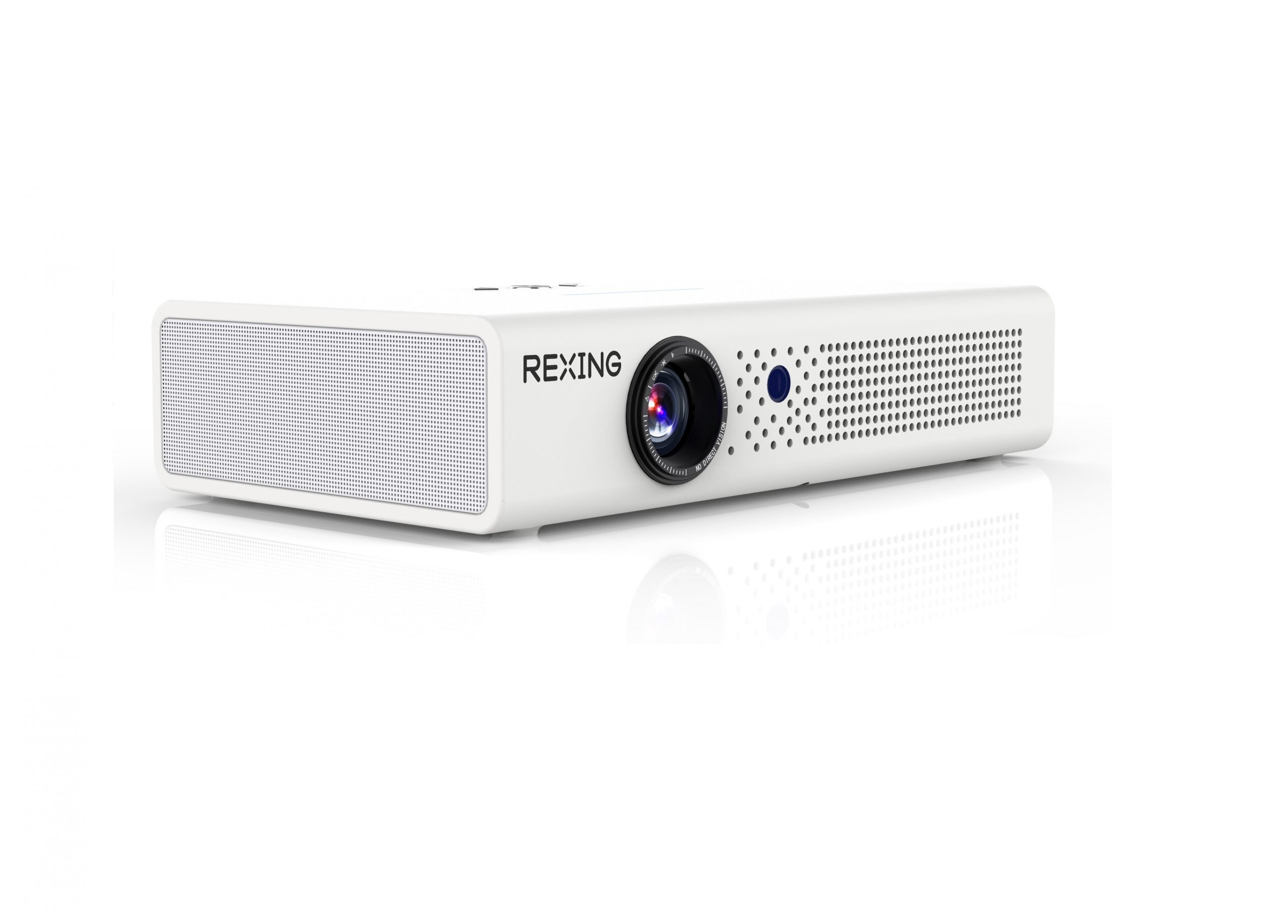 Rexing PV6 Smart DLP Projector 600ANSI with 3D Projection, Wi-Fi, Bluetooth