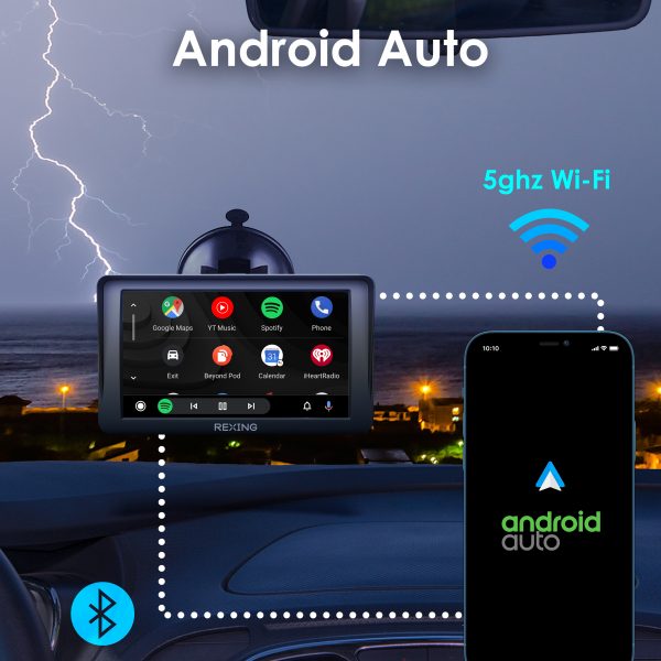 Adaptateur CarPlay sans fil CPW-1 de Rexing - Noir