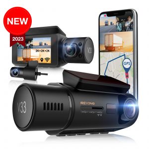 Rexing DT2 Dual Channel 1080p Front and Rear Dash Cam