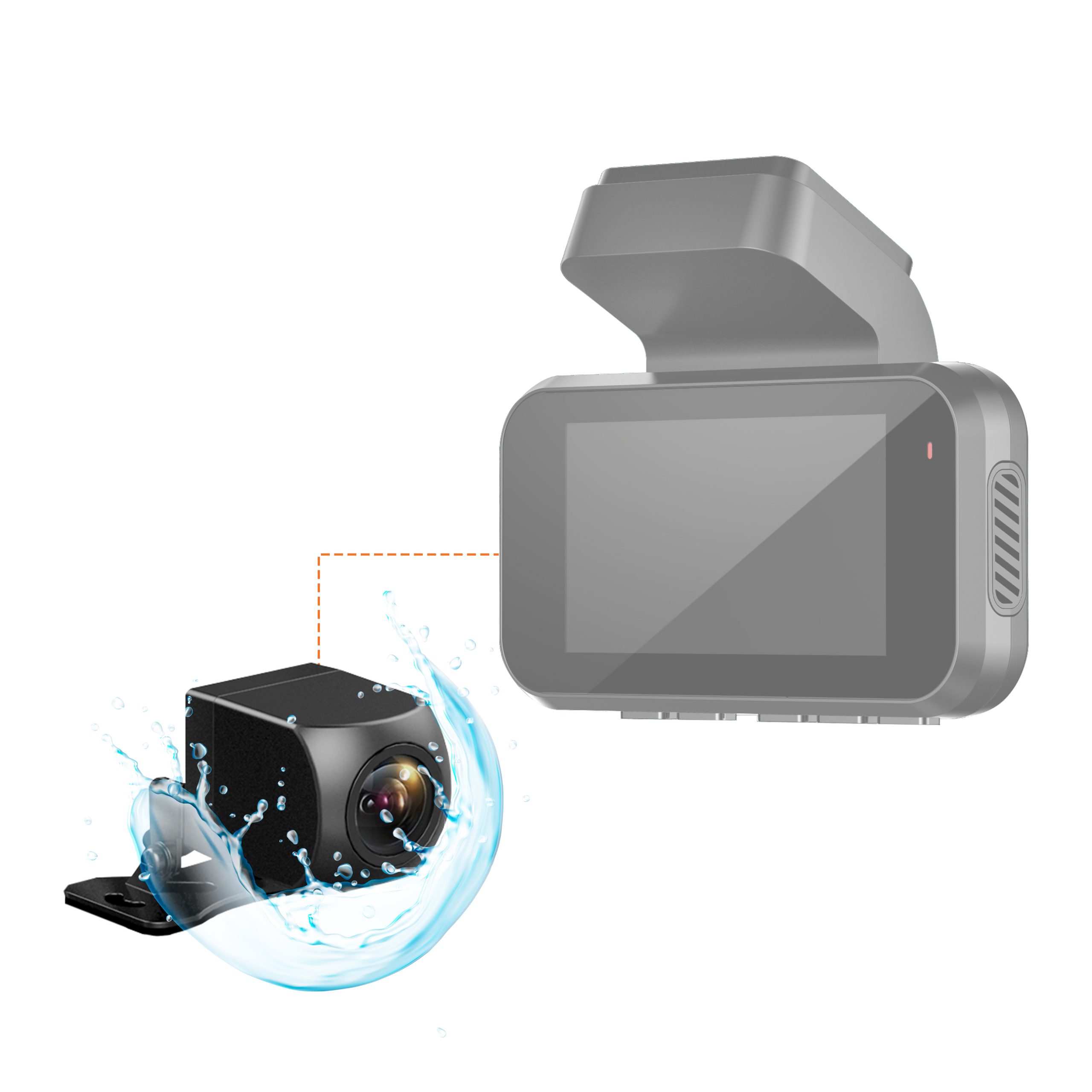 Rexing Cabin View Camera for V5 Premium 4K Modular Capabilities Car Dash Cam 1080p