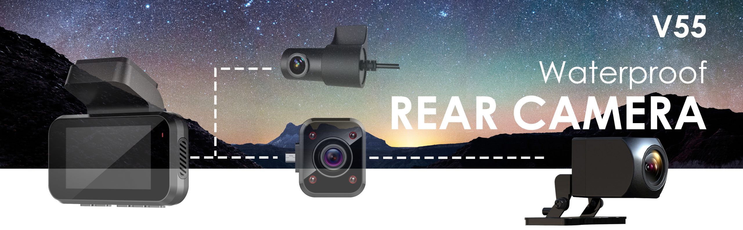 Rexing V55 Dash Cam – 4K Modular Capabilities, 5.0 GHz Wi-Fi, and GPS Car  Dash Camera Recorder