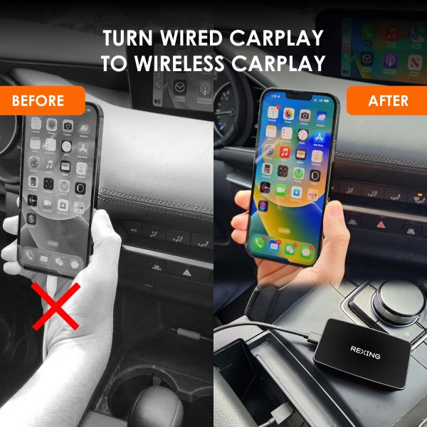 Rexing CPW-1 Wireless Apple CarPlay Adapter