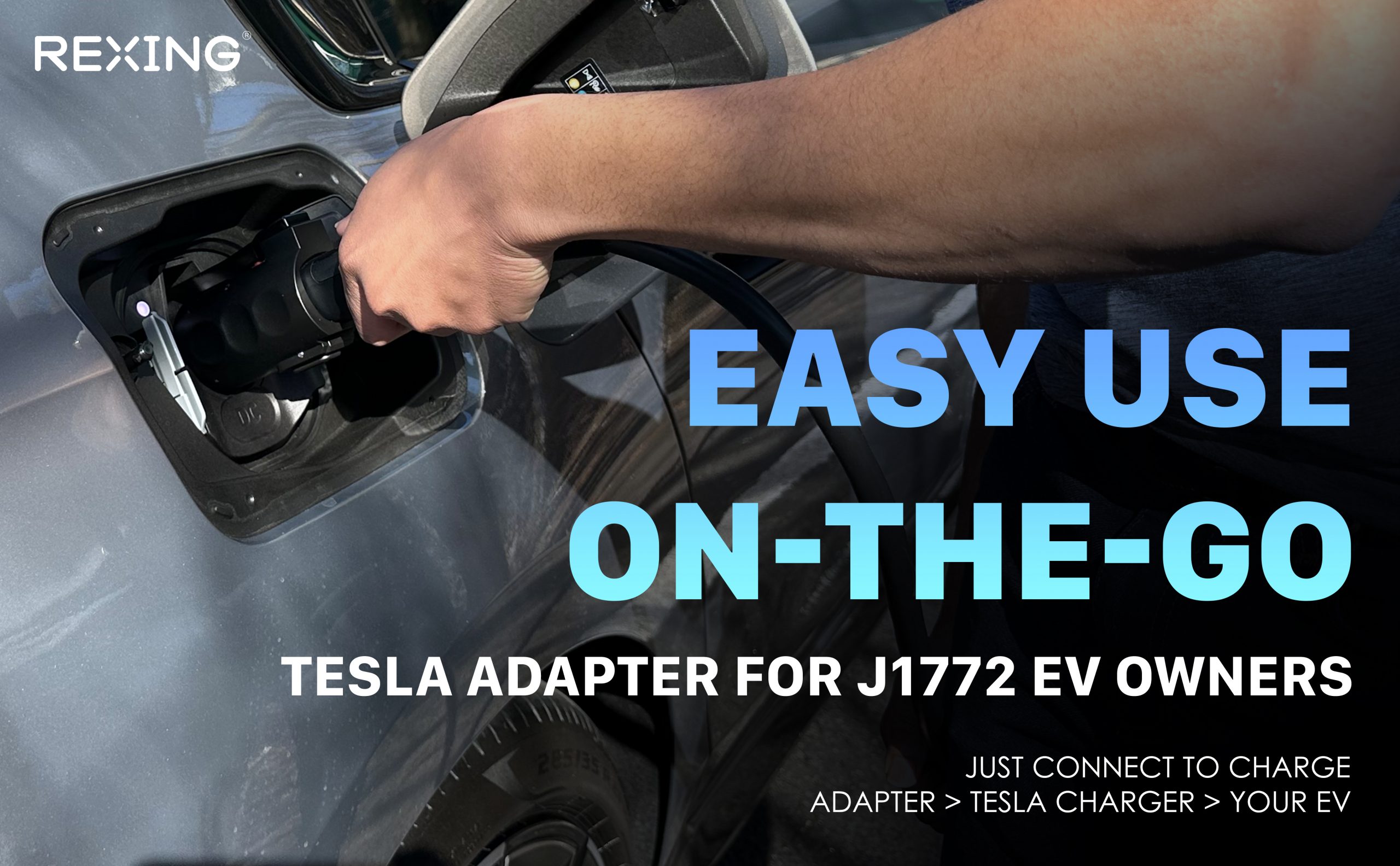 Rexing Tesla to J1772 Charging Adapter