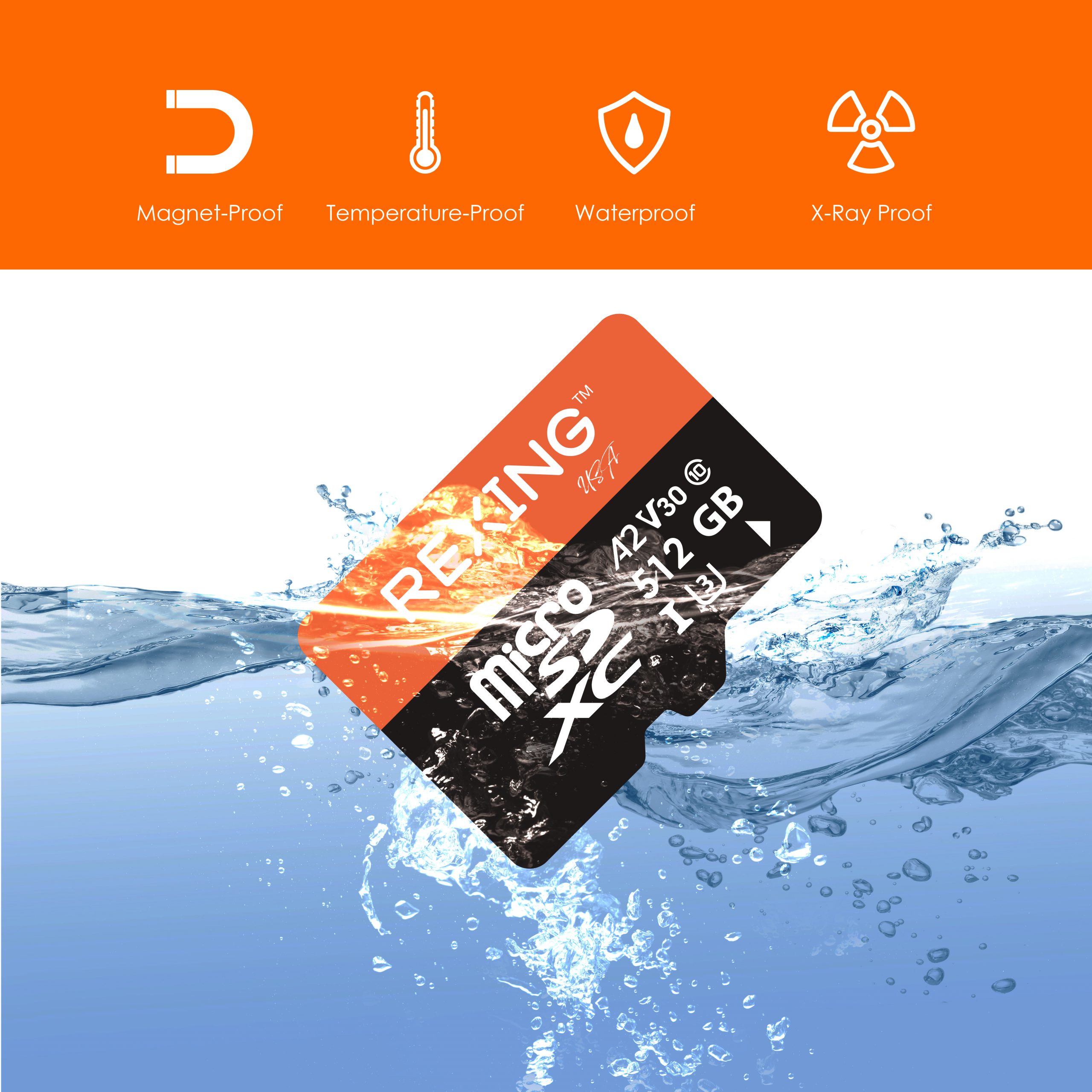 VIOFO 512GB Industrial Grade microSD Card, U3 A2 V30 High Speed