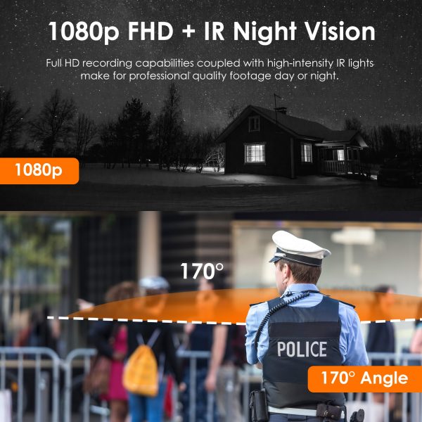 Rexing P2 FHD Body Camera 1080p Full HD With Type-C Port - Image 4