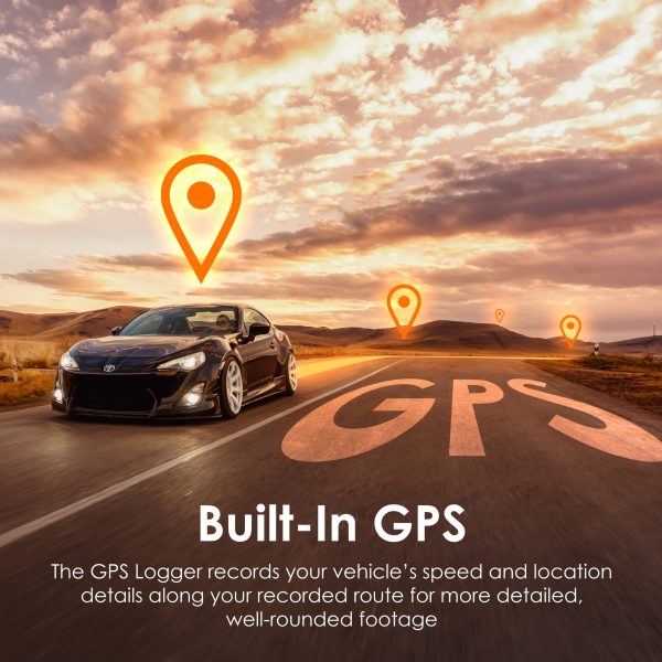 Rexing V1P SE 4K Dual Channel Car Dash Cam w/ GPS, Wi-Fi & Bonus CPL Filters - Image 8