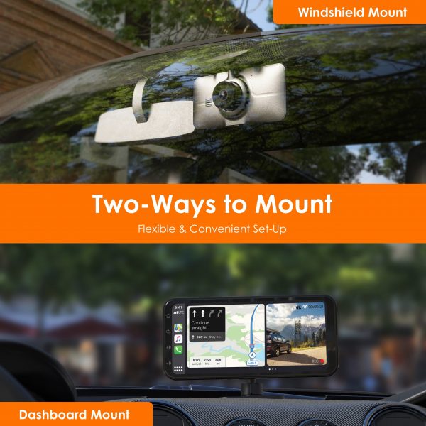REXING Wireless Multimedia Receiver RoadMate CPDuo - CarPlay + Android Auto + Dash Cam Feature - Image 7
