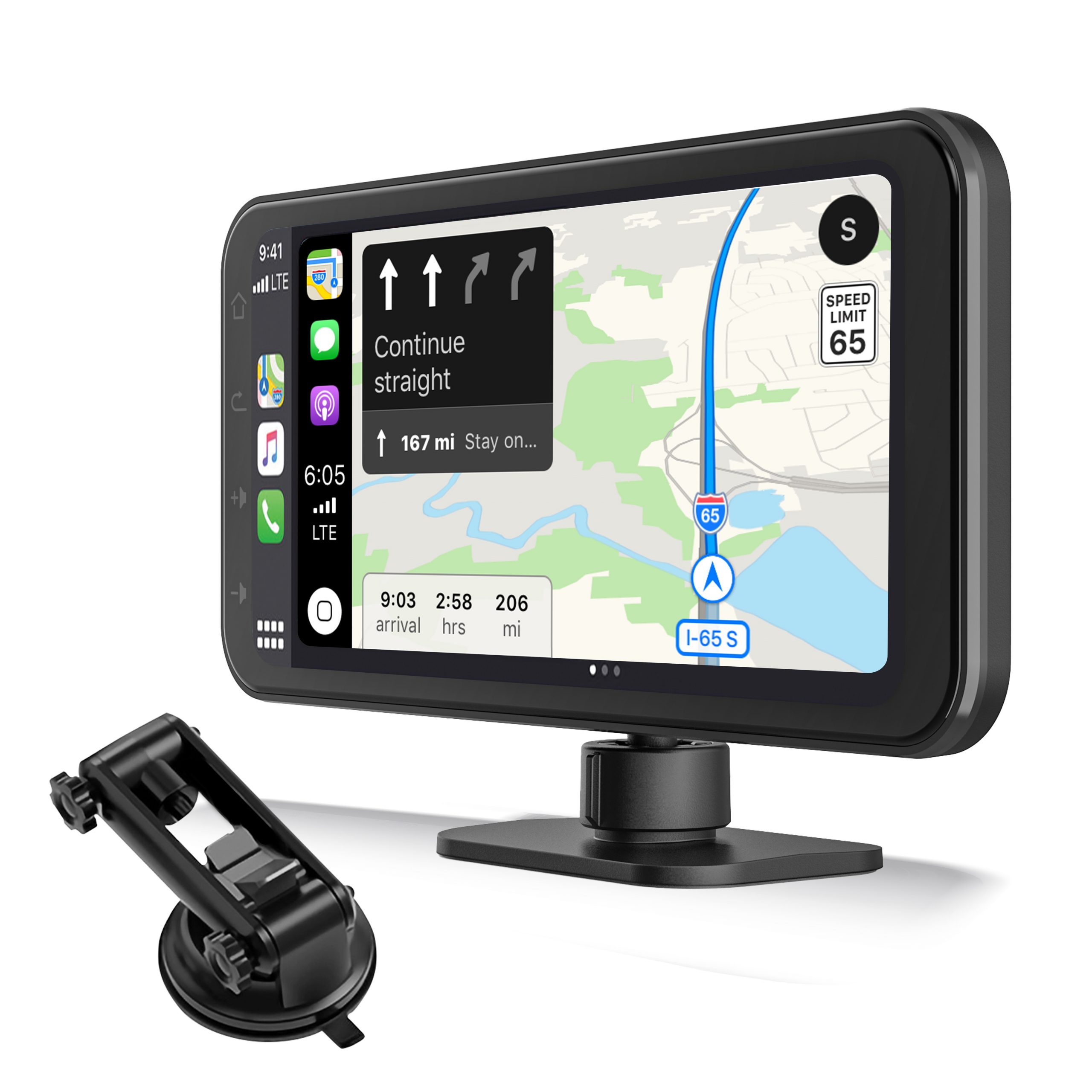 REXING Wireless Multimedia Receiver RoadMate CPStream - CarPlay + Android  Auto