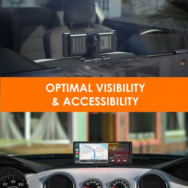 REXING CPDuo Pro - Wireless Apple CarPlay / Android Auto Receiver with 10.26-inch LCD Touchscreen - Image 7