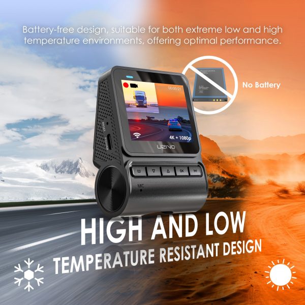 REXING RH2 Triple Channel Dash Cam - 2.5K Front and Dual 1080p Rear Cameras with Wi-Fi, and Optional GPS - Image 10