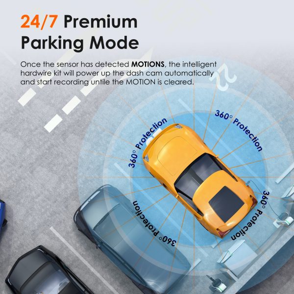 Rexing Smart Hardwire Kit with 360° Motion Detection - Image 4