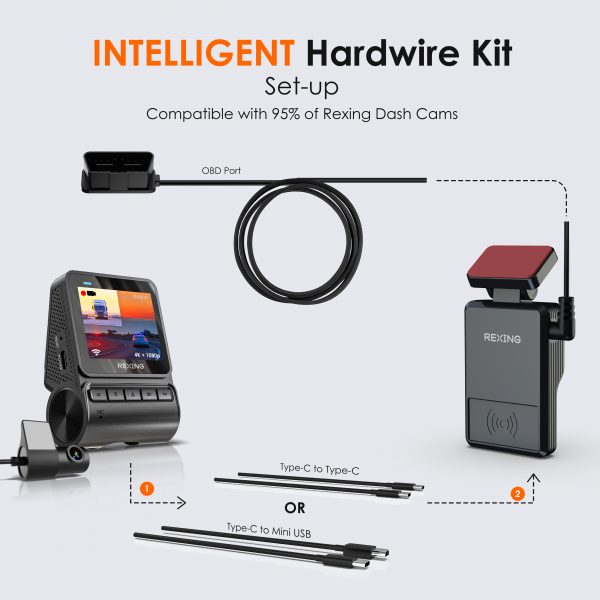Rexing Smart Hardwire Kit with 360° Motion Detection - Image 5