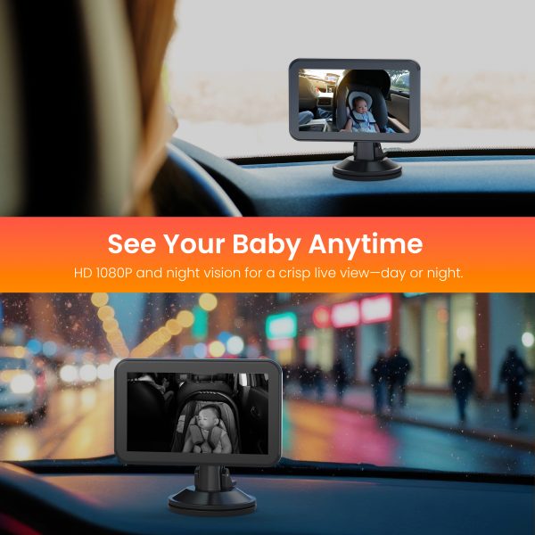 Rexing BC500 In-Car Baby Monitor HD 1080p & Infrared Night Vision - Image 4